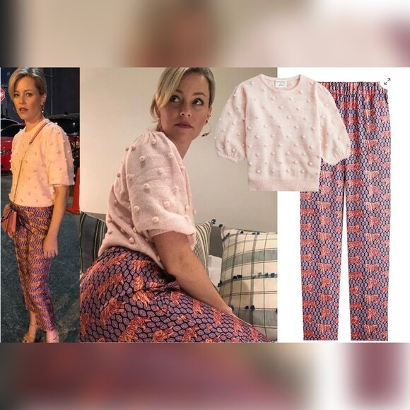 J.Crew Easy pant in roaming tigers print | 100% Silk - Picture 5 of 5